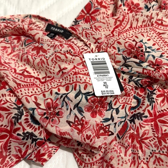 NWT TORRID Kimono - Picture 4 of 5